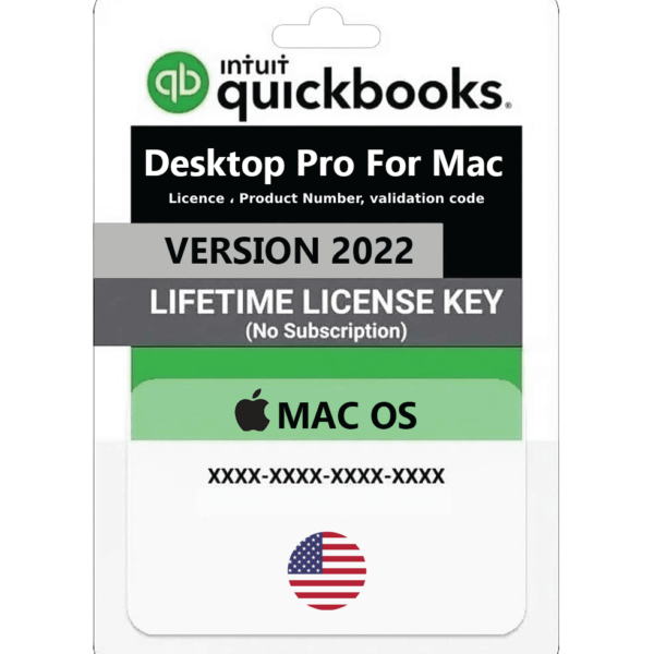 Quickbooks Mac Desktop 2022 | Usa Version |